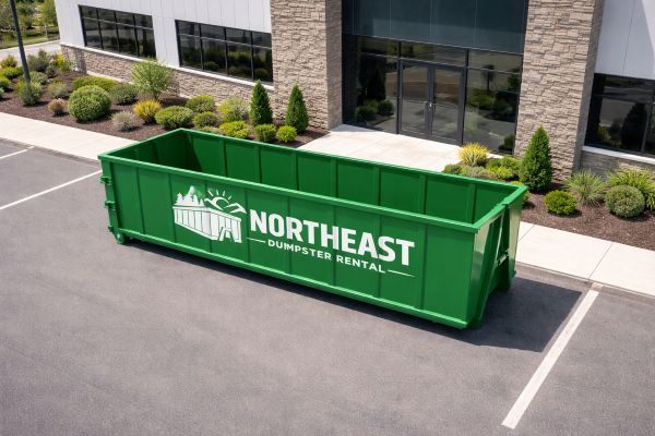 Northeast Dumpster Rentals roll-off dumpster in Manchester, NH